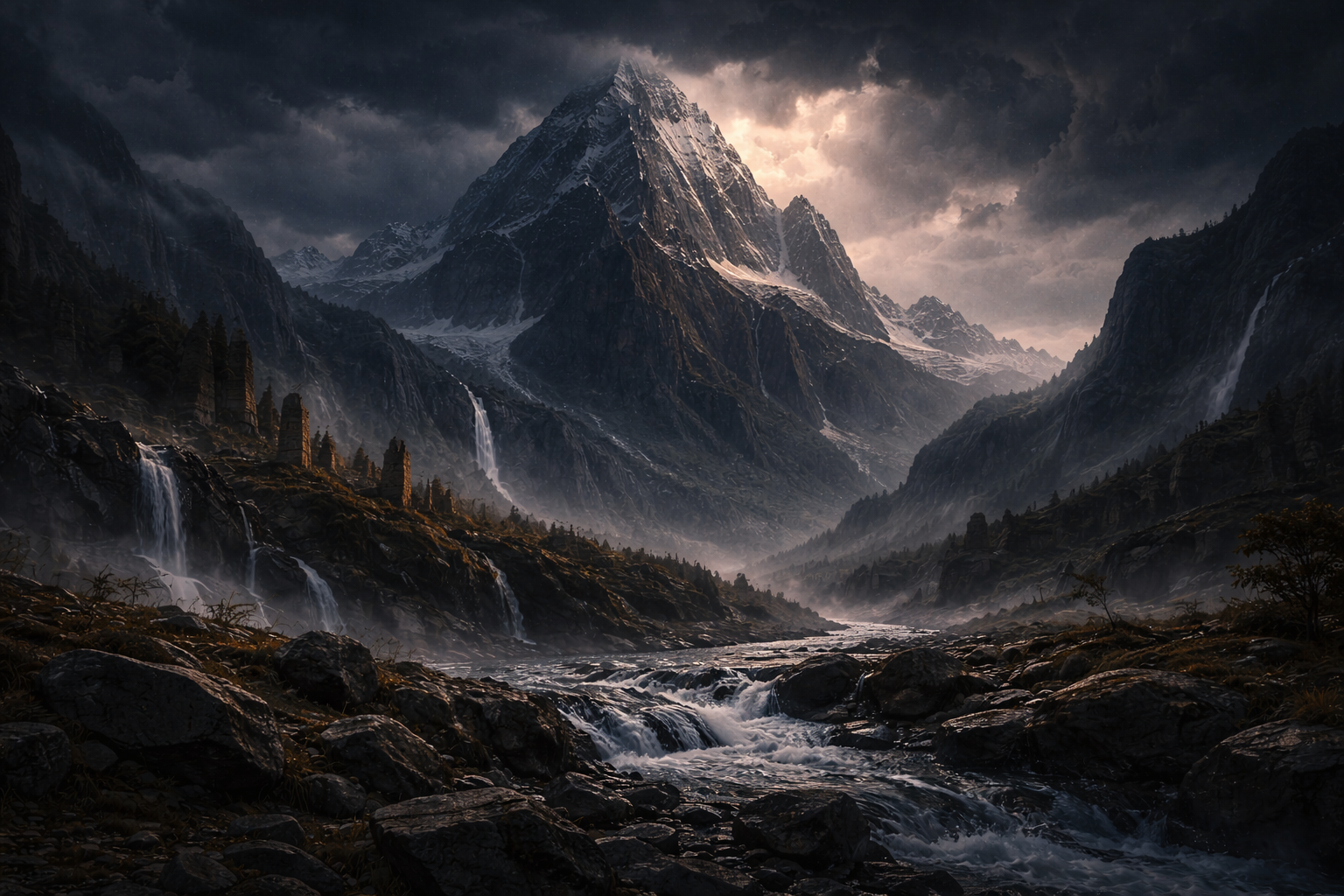 Beneath Mount Cairndûr